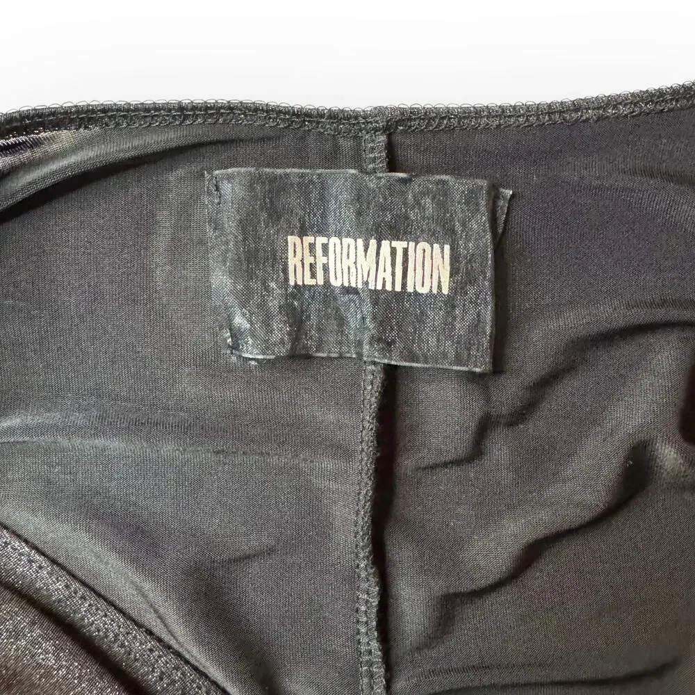 Reformation Adeline Dress Black Size XS - Picture 2 of 7